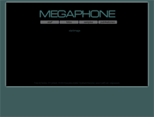 Tablet Screenshot of megaphone.cultd.net